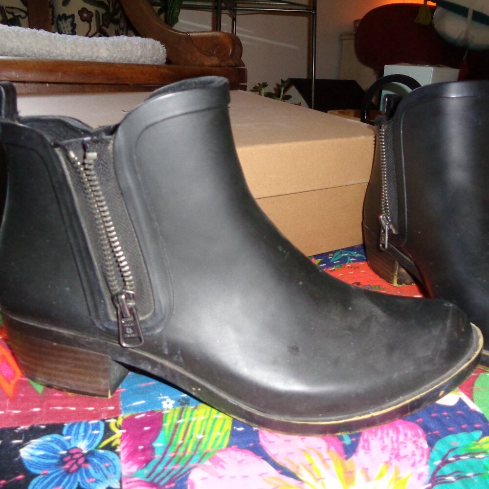 Rain Boots Booties Basel Lucky Brand size 8